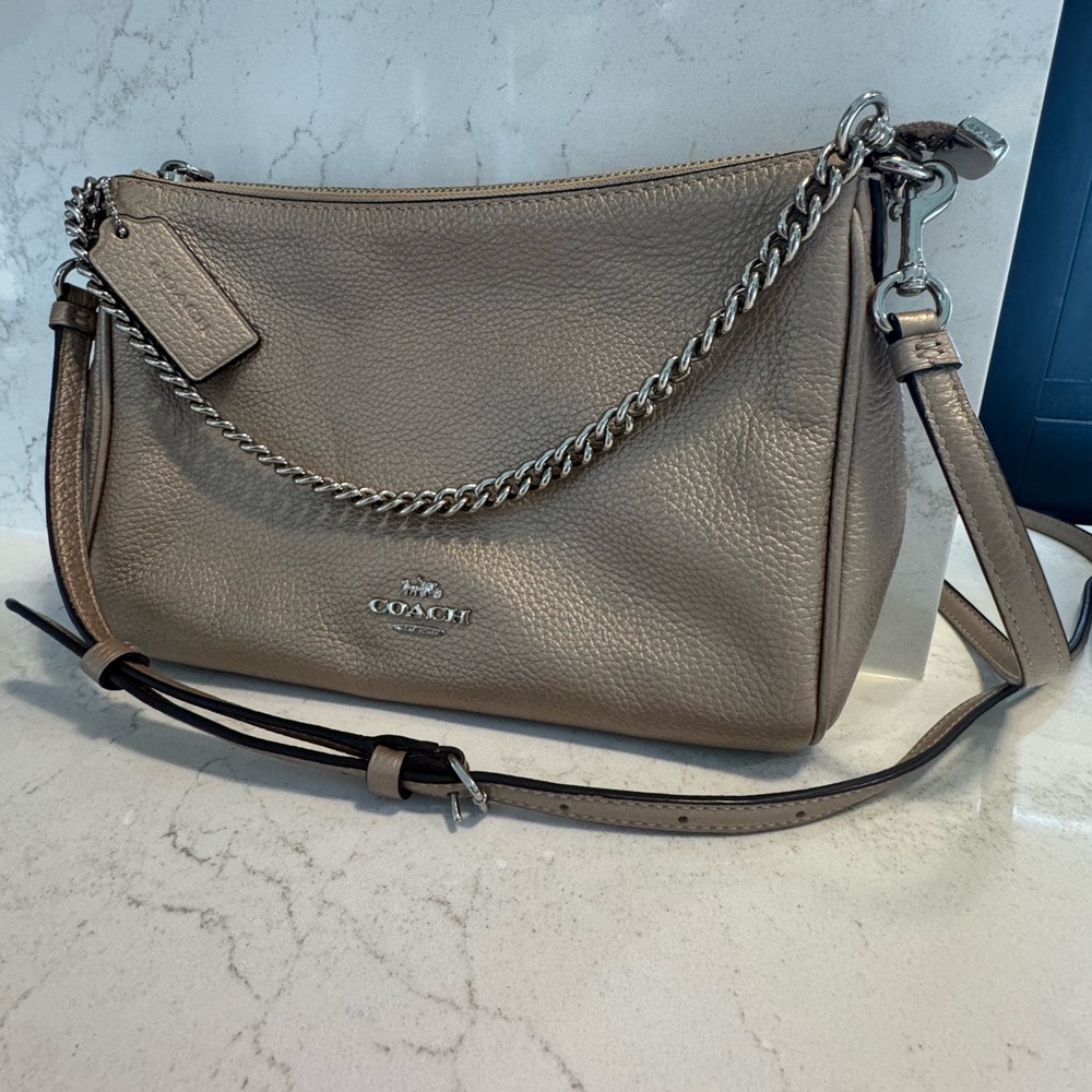 Coach Pebbled Leather Crossbody Bag